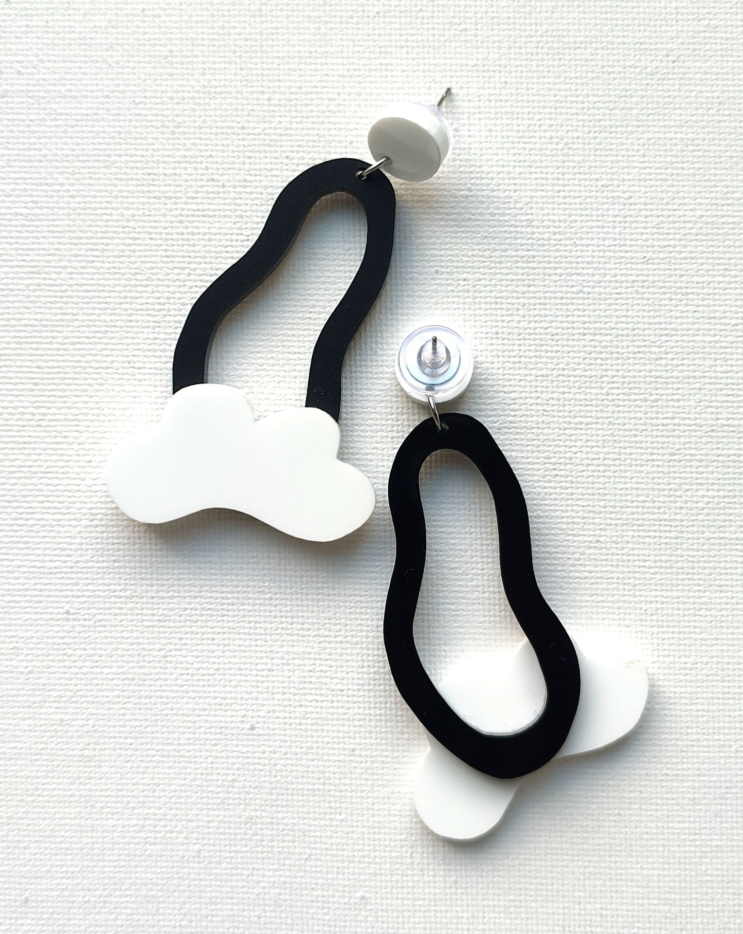 CLOUDY Dark night earrings