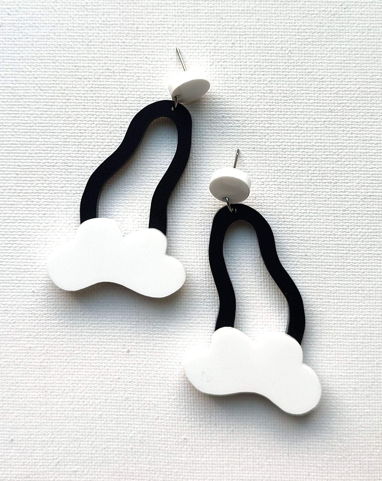 CLOUDY Dark night earrings