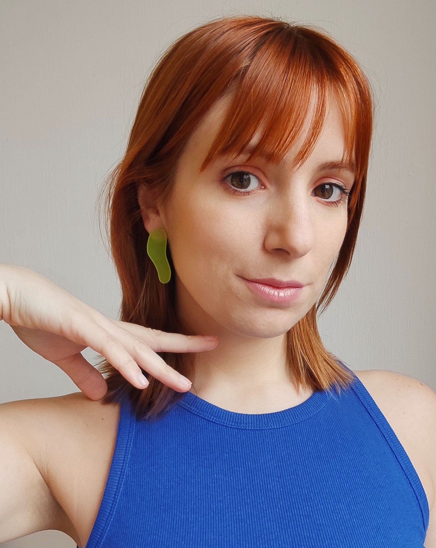 Lime STORMY earrings