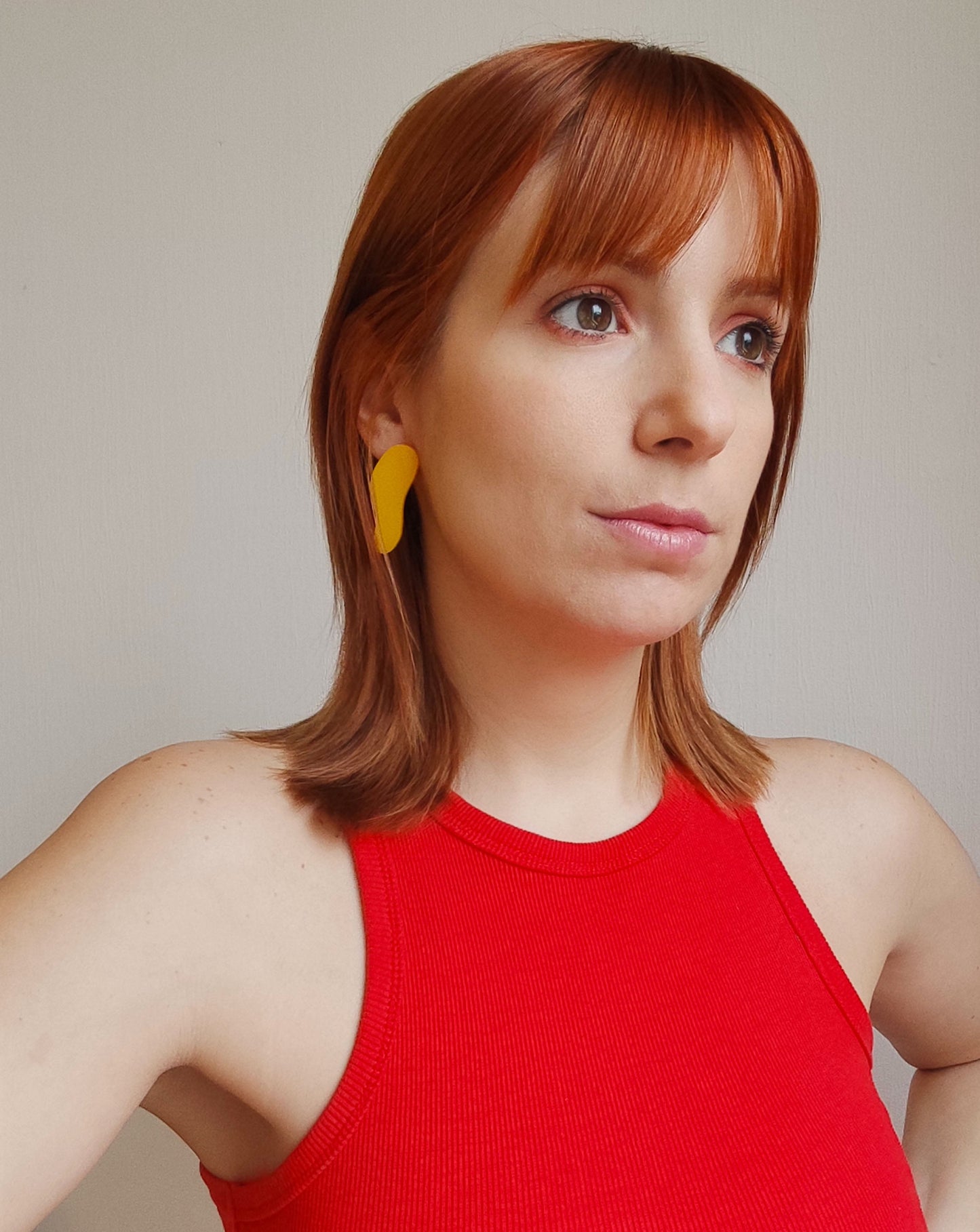 Yellow STORMY earrings