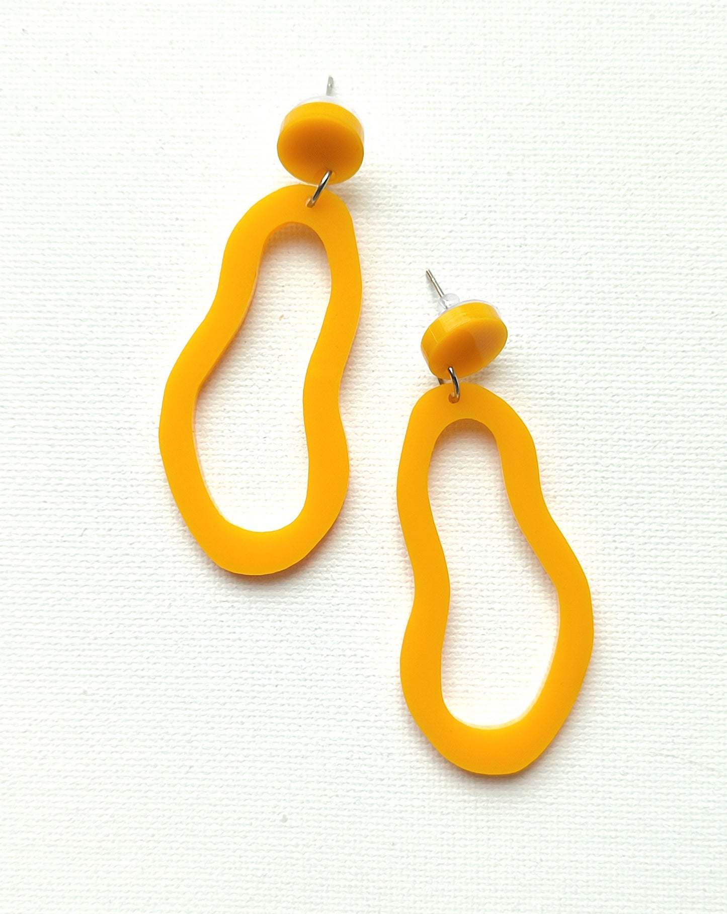 Yellow TEAR earrings