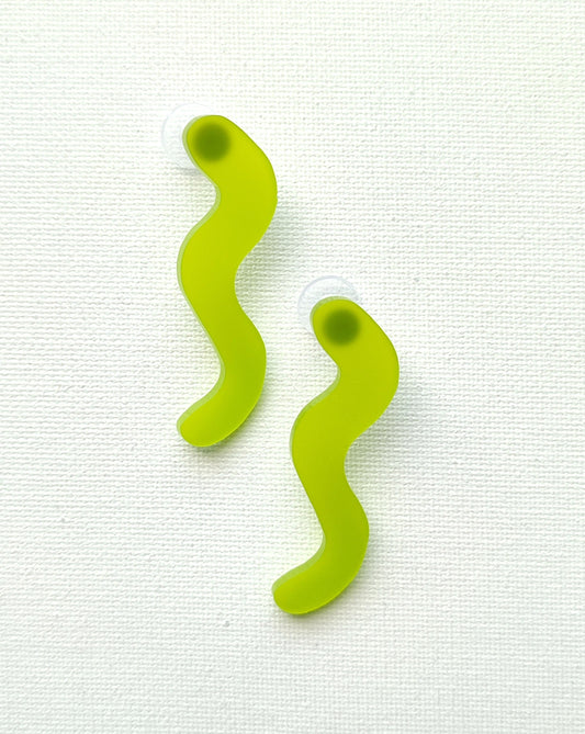 Lime WINDY earrings