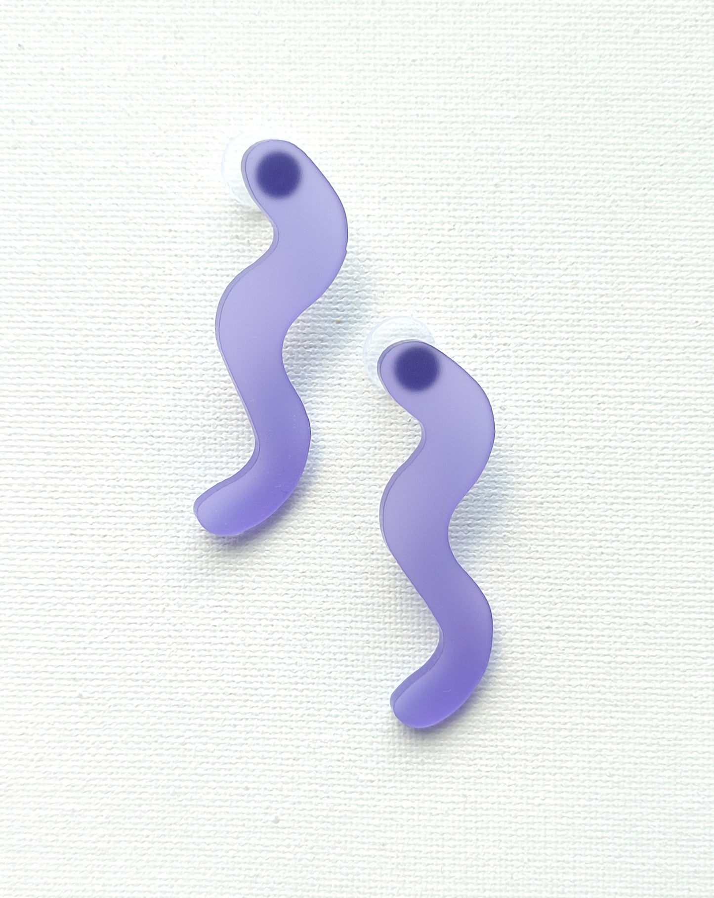 Purple WINDY earrings