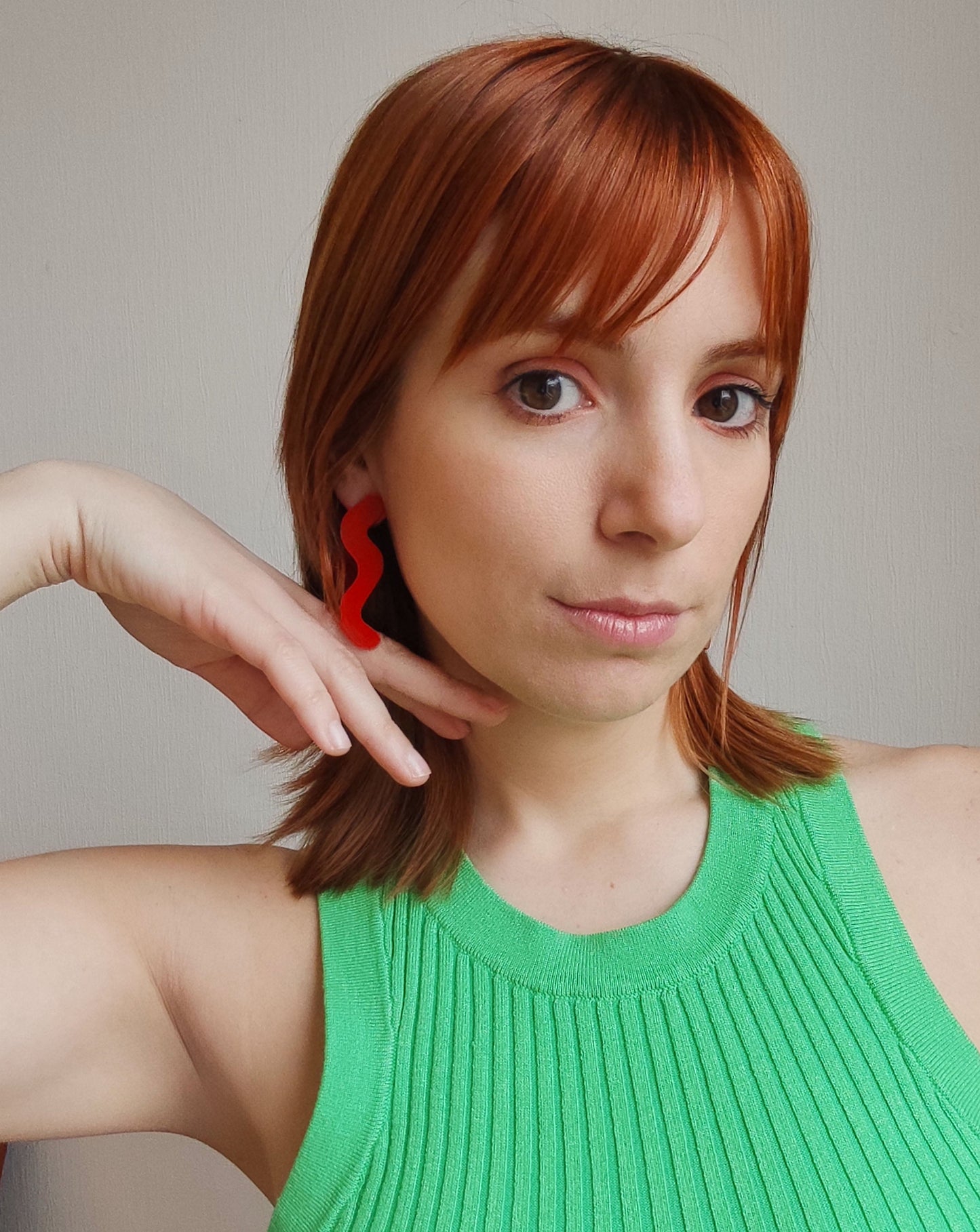 Red WINDY earrings