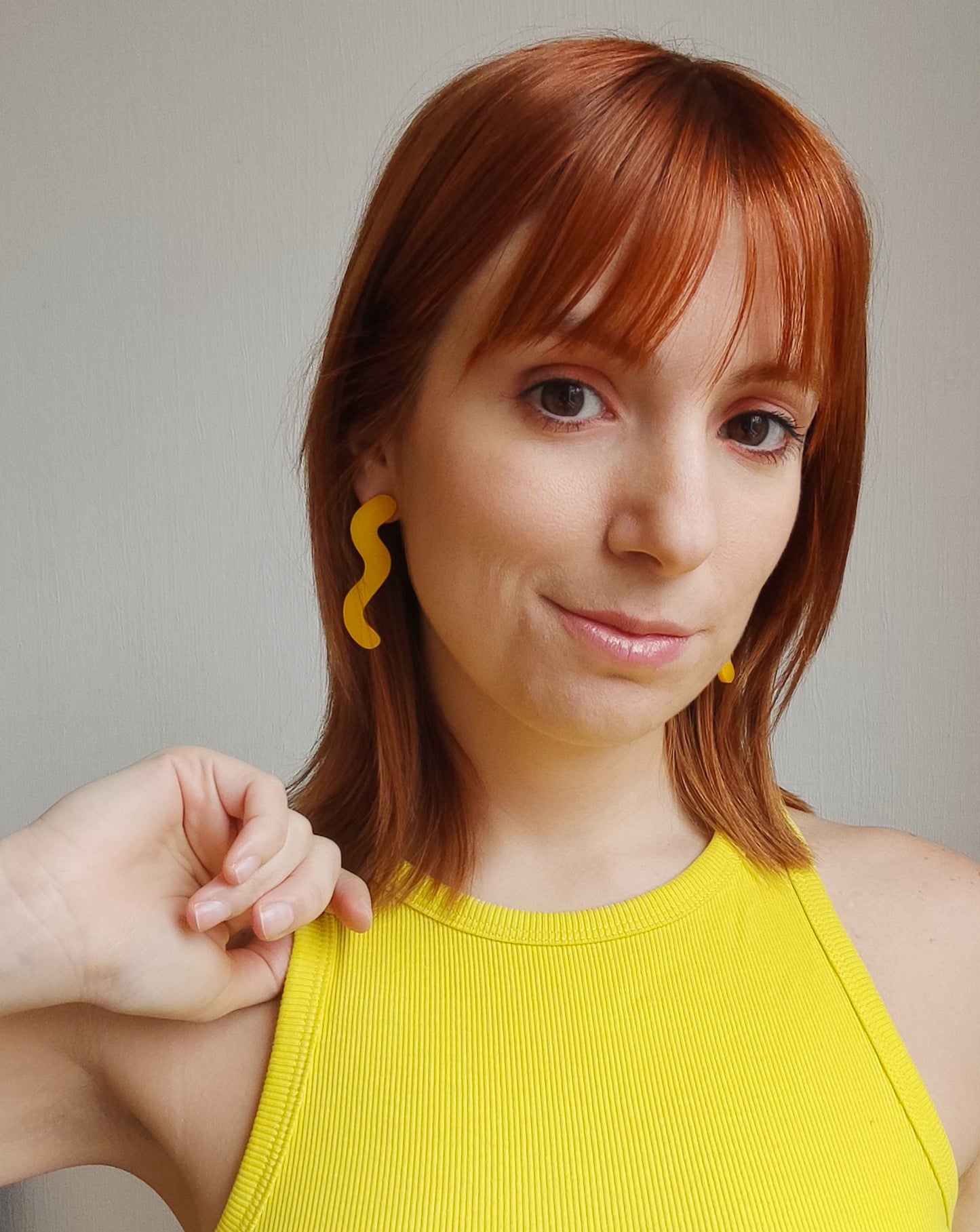 Yellow WINDY earrings